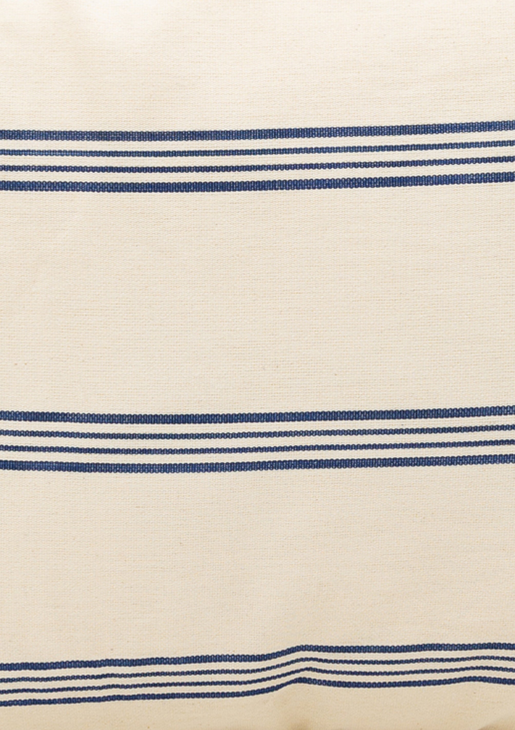 New Headboard Cushion, Navy/Ecru Thin Stripe | 24" x 32"