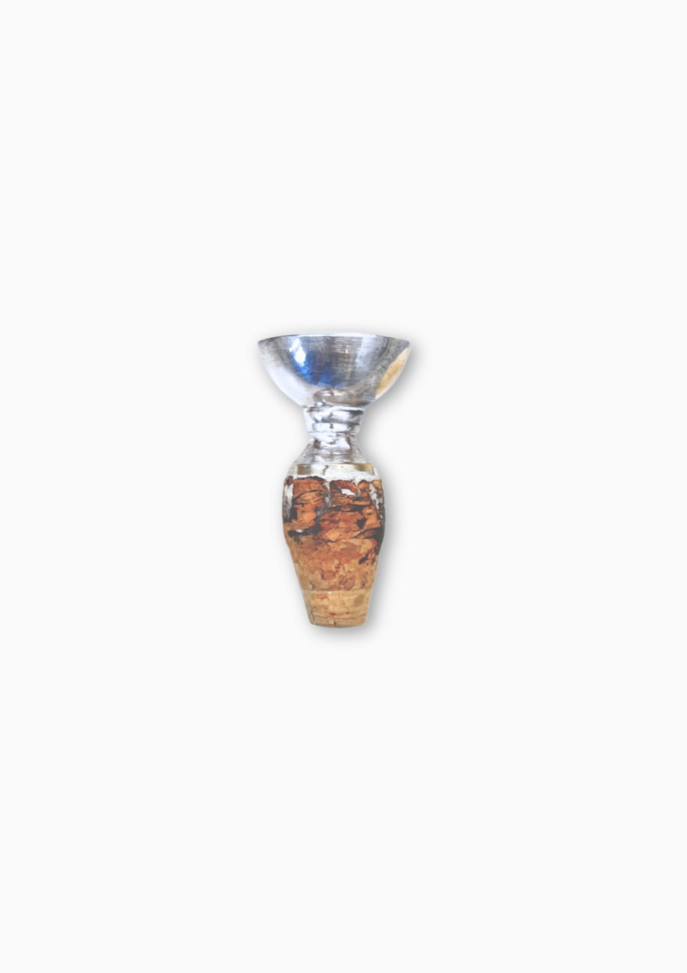 The Royal Cork bottle stopper  with mother of pearl inlay on top available at Diani.