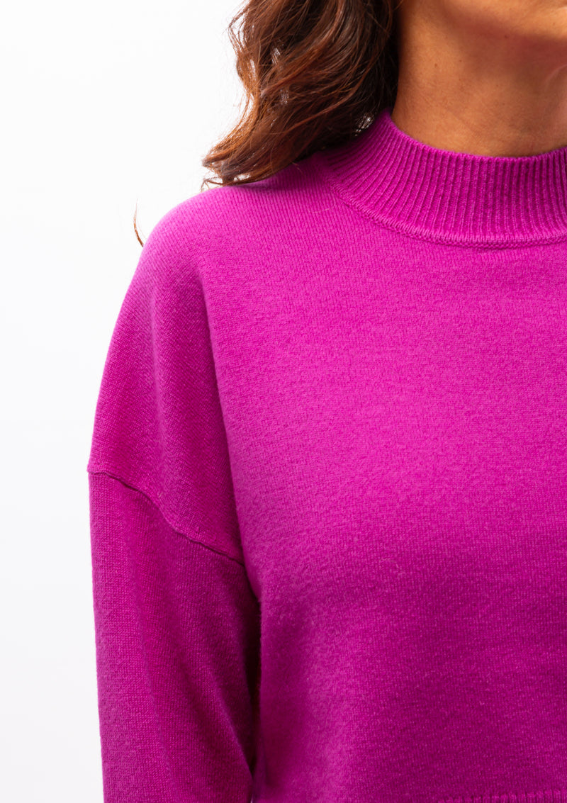 Carmelle Sweater | Violet