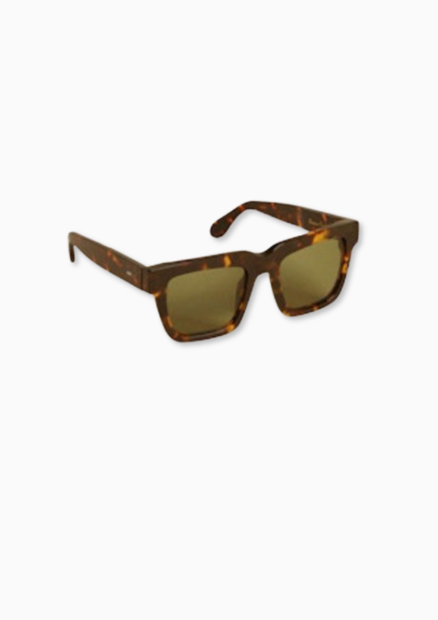 Jamie Rectangular Style Sunglasses | Havana/Green