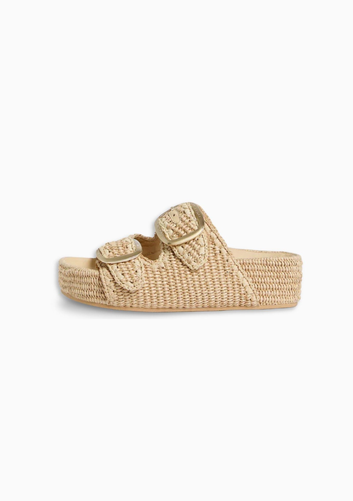 Loeffler Randall Theo Sandal in natural. Available at Diani.