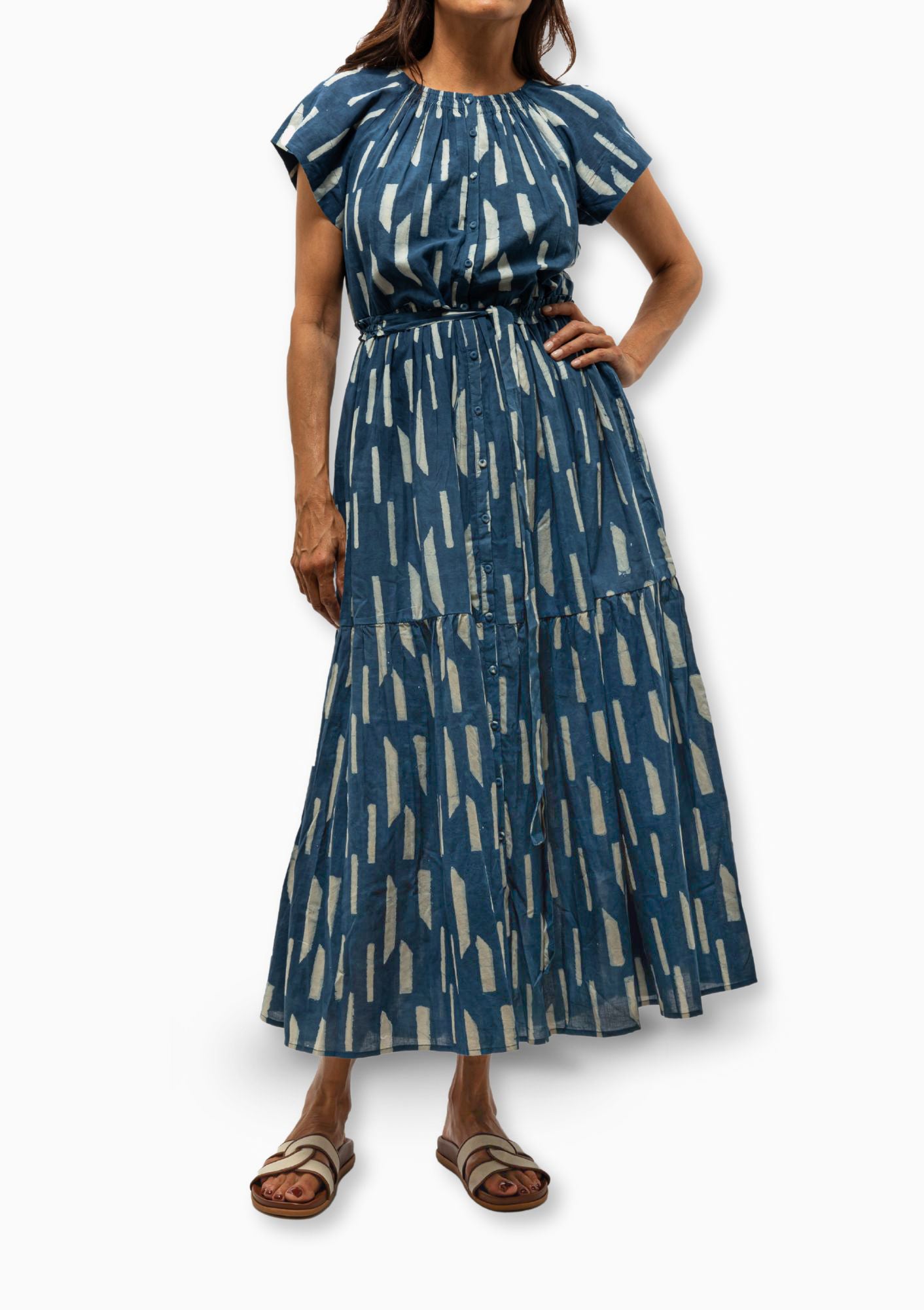 Vienna Maxi Dress | Indigo Rainfall