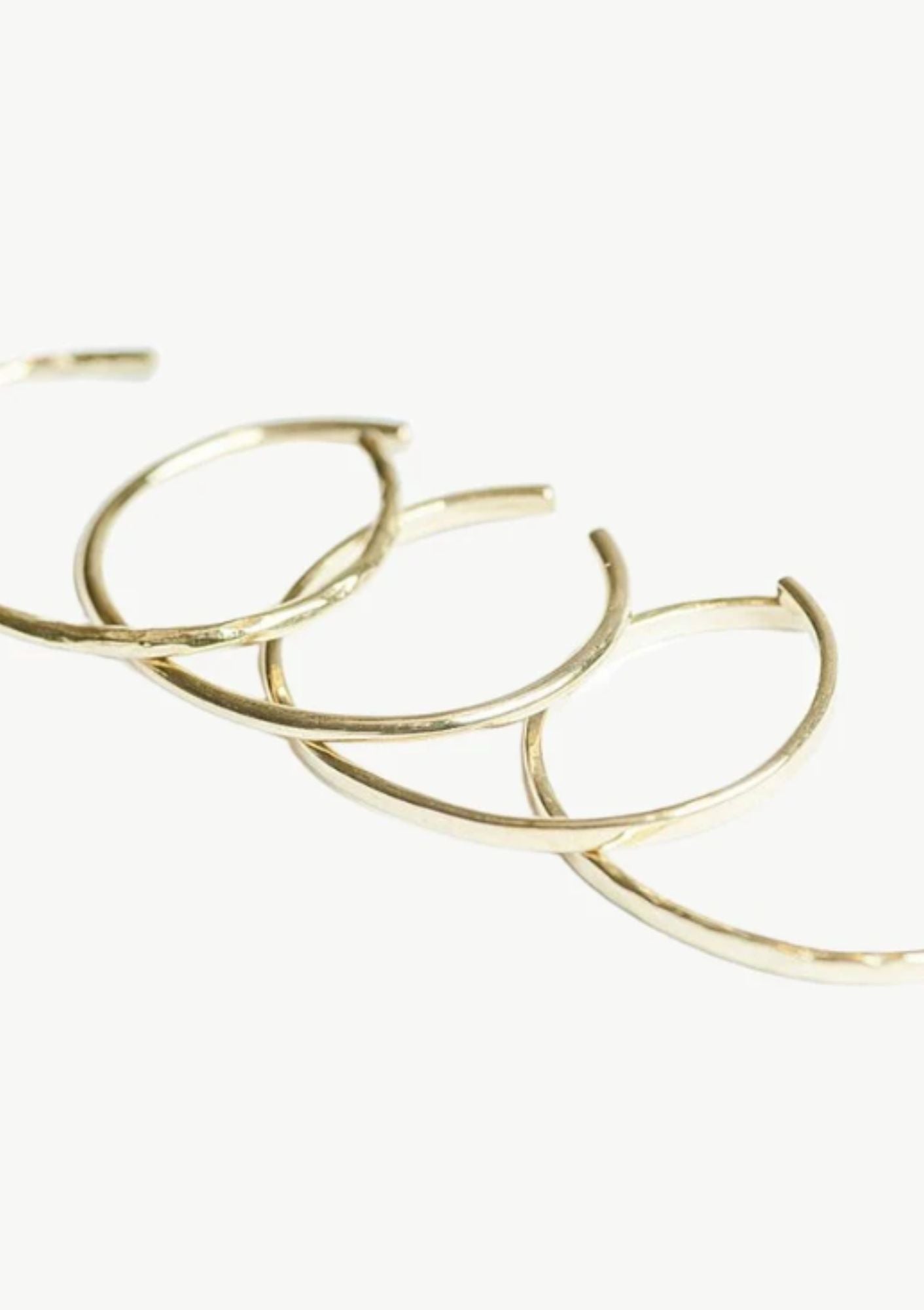 Soko Gold Delicate Bangle Bracelets, available at Diani.