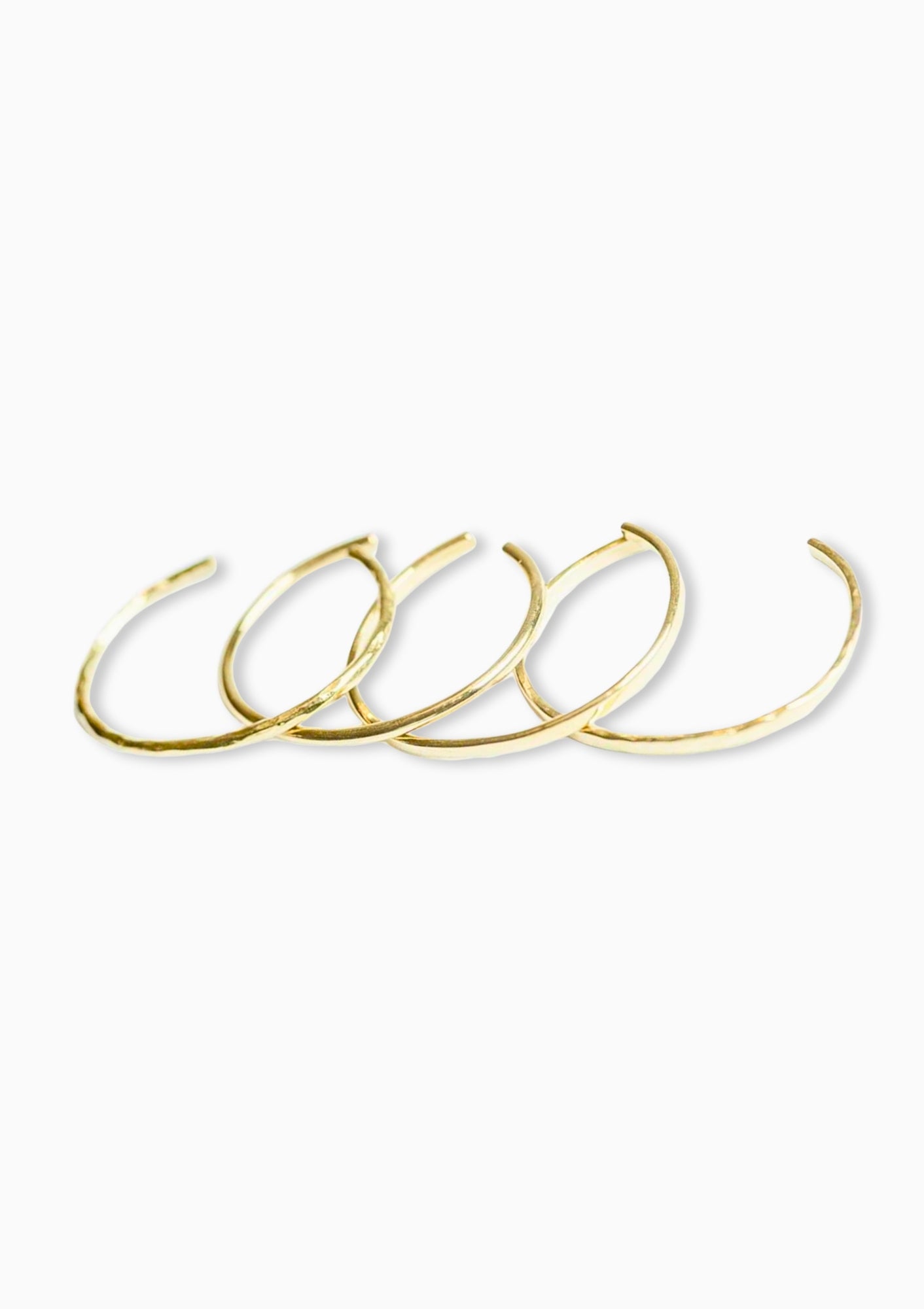 Soko Gold Delicate Bangle Bracelets, available at Diani.