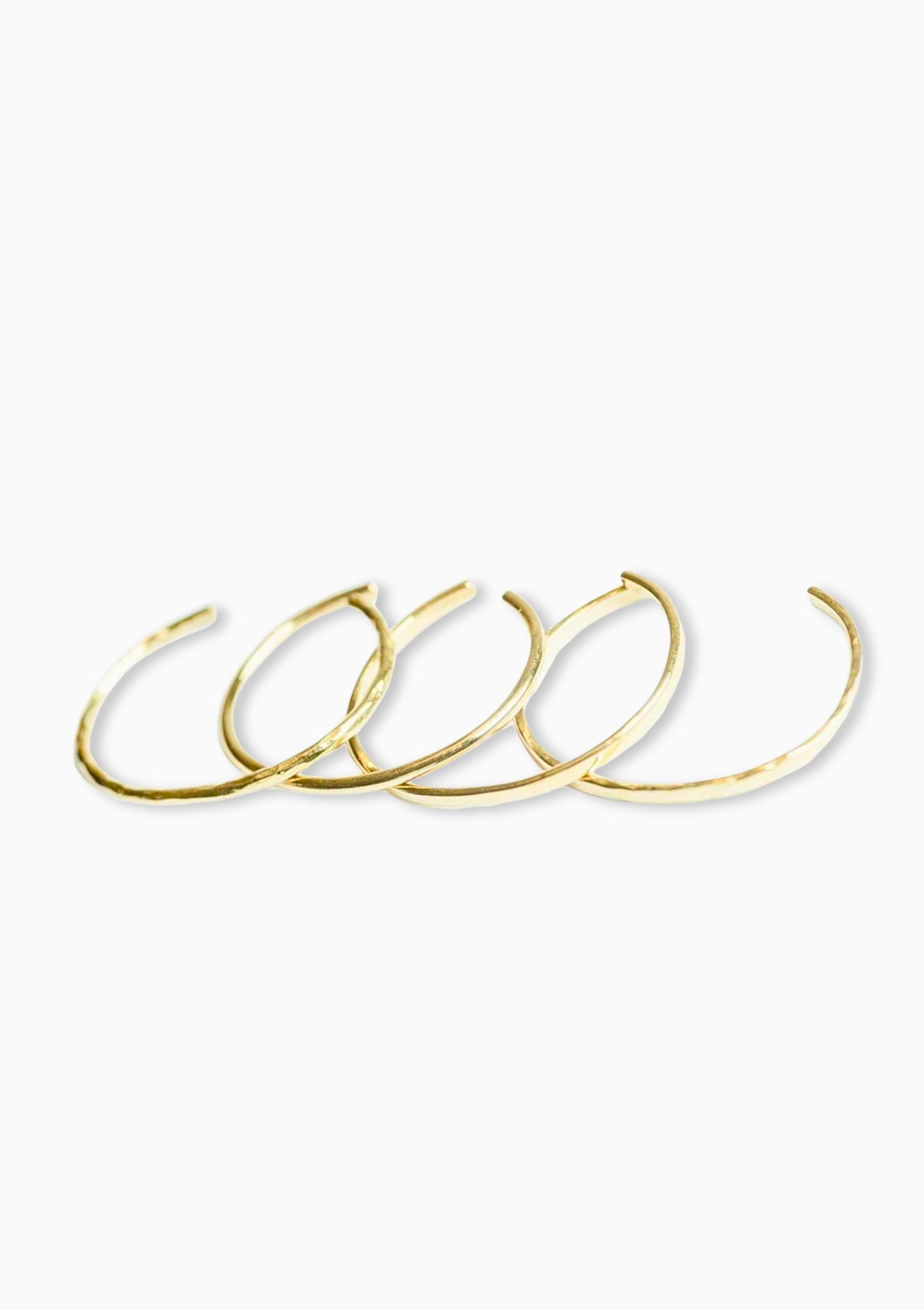 Soko Gold Delicate Bangle Bracelets, available at Diani.