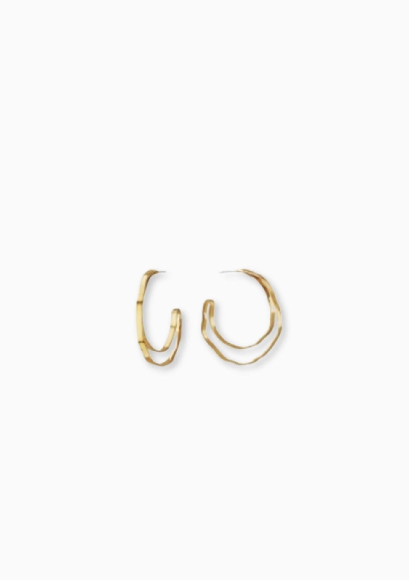 Soko Gold Fuliwa Hoops, available at Diani.