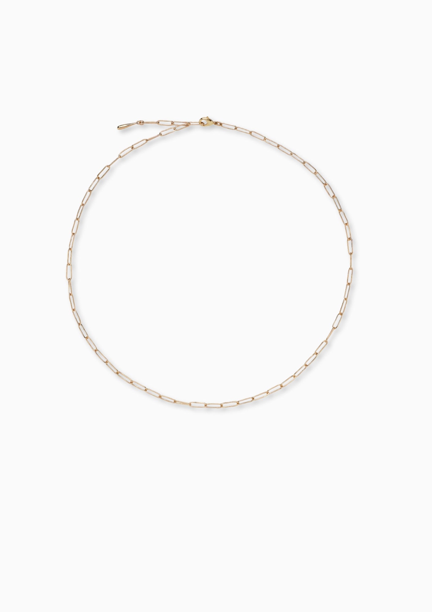 Soko Mini Ellipse Link Necklace in Gold, available at Diani.