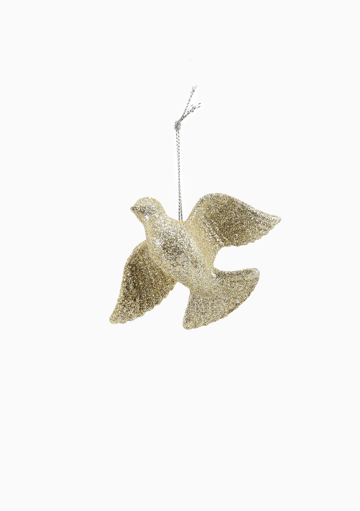 Glitter Dove Ornament