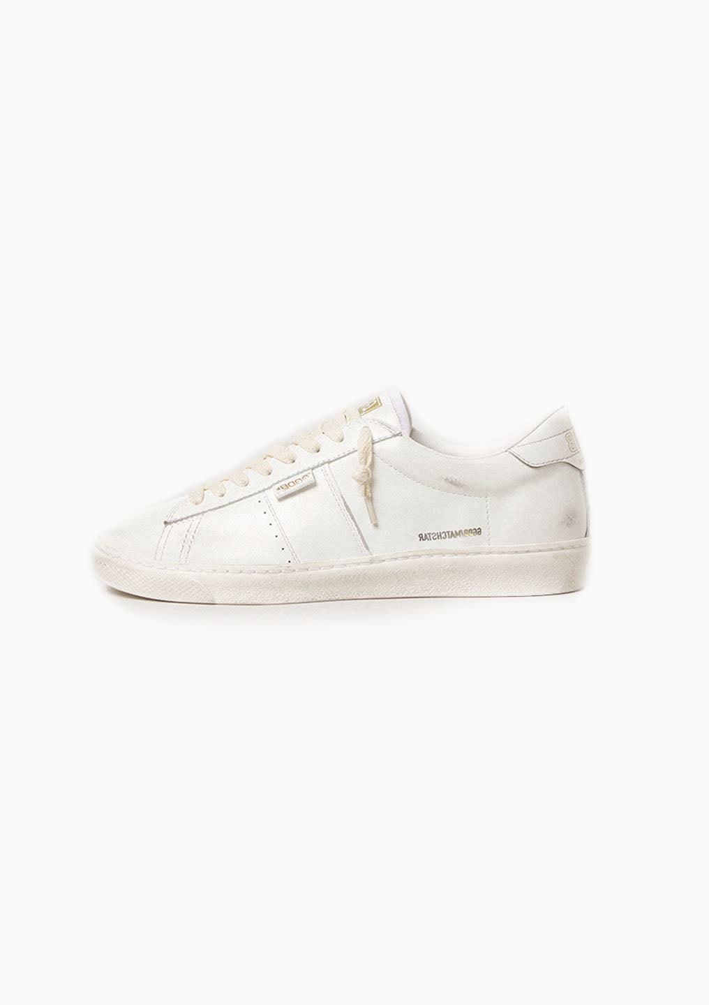 Matchstar Sneaker Shiny Leather | Optic White