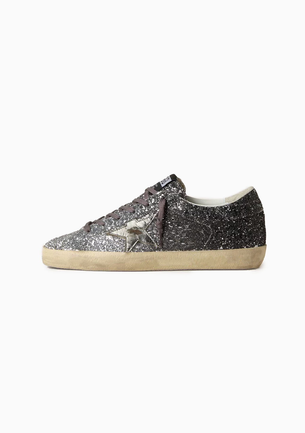 Superstar Sneaker Glitter Upper Metallic Star | Silver/Black