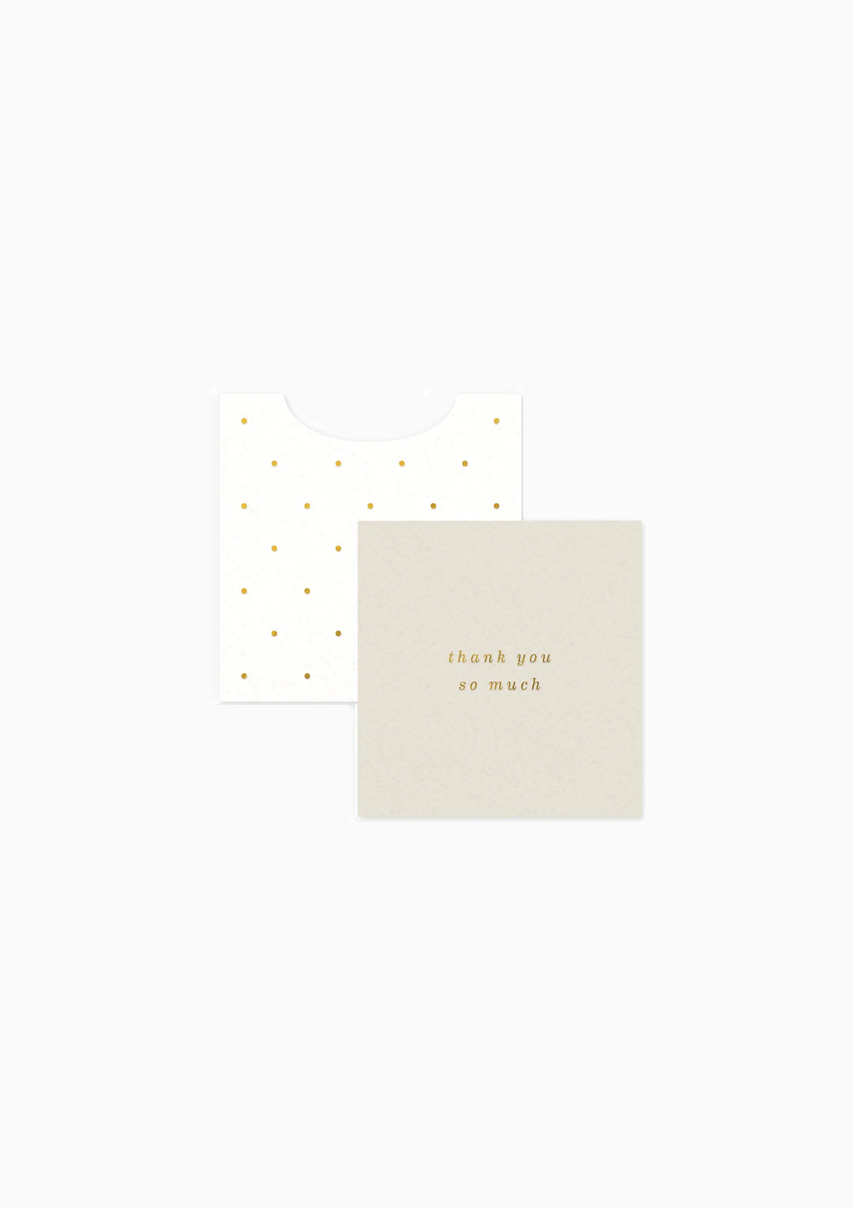 Greeting Card Thank You Mini Enclosure