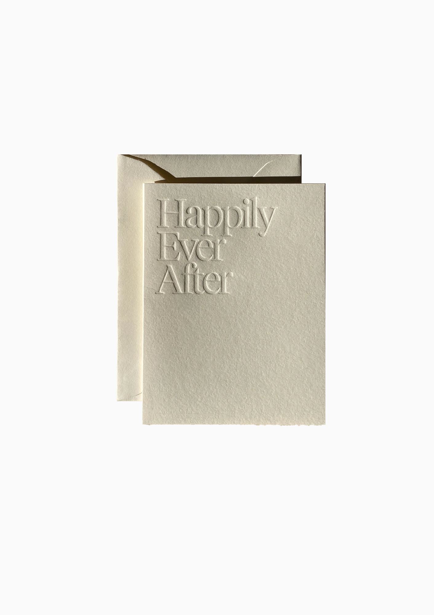 Happily Ever After No. 03 Greeting Card | Natural