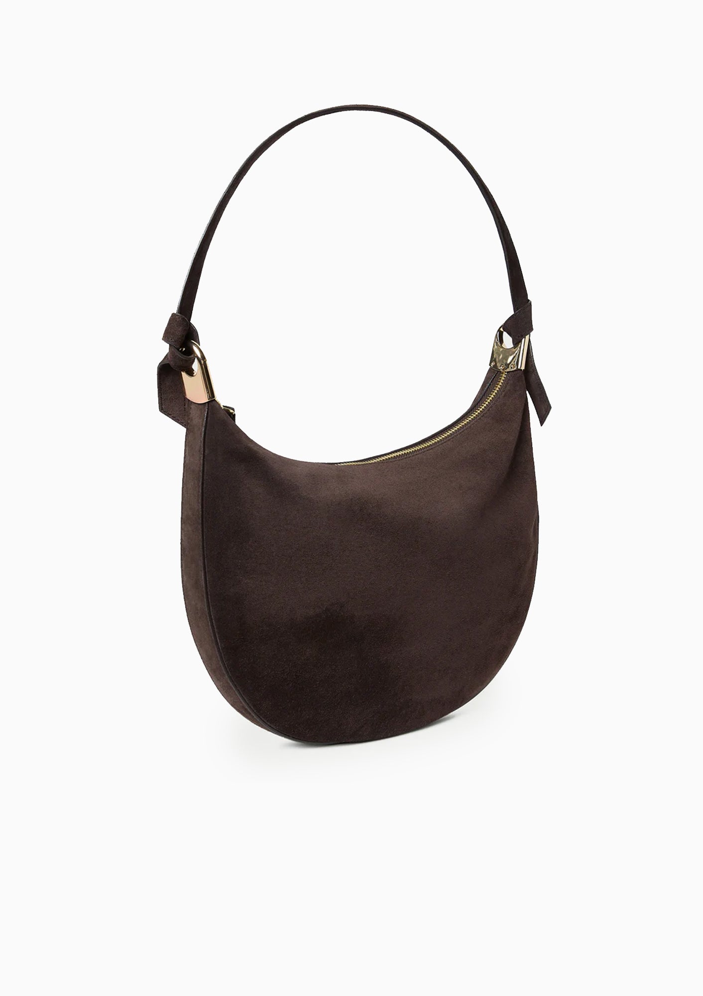 Harlow Suede Shoulder Bag | Brown