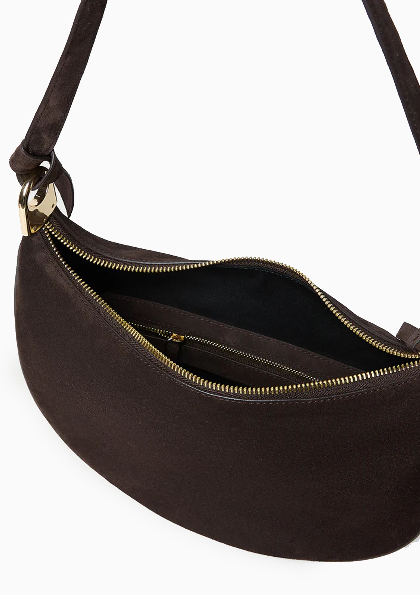 Harlow Suede Shoulder Bag | Brown