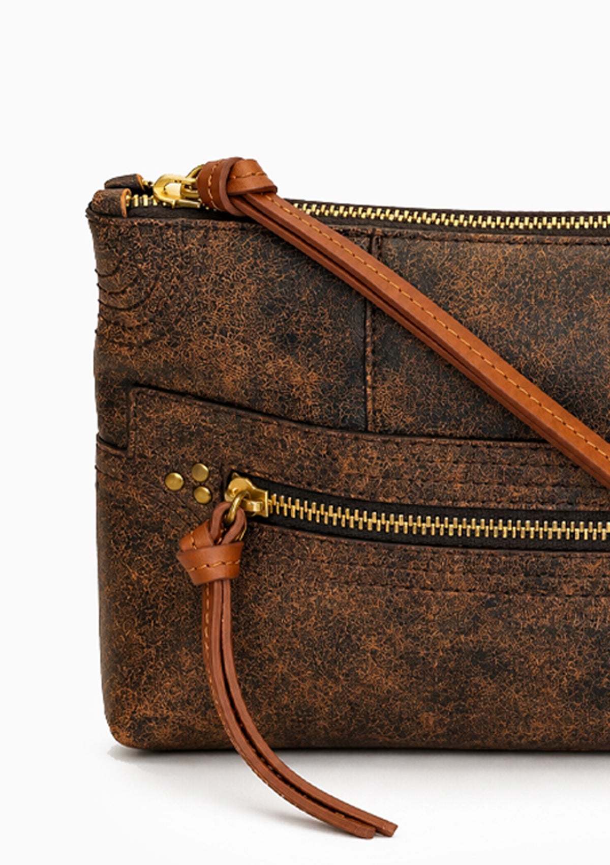 Lucky Clutch L | Marron Aged