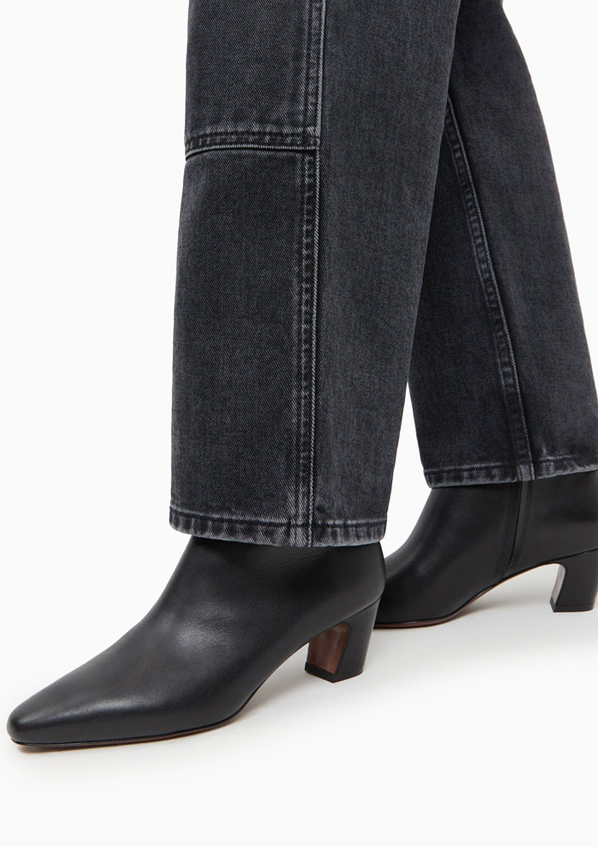 Harper Leather Ankle Boot | Black