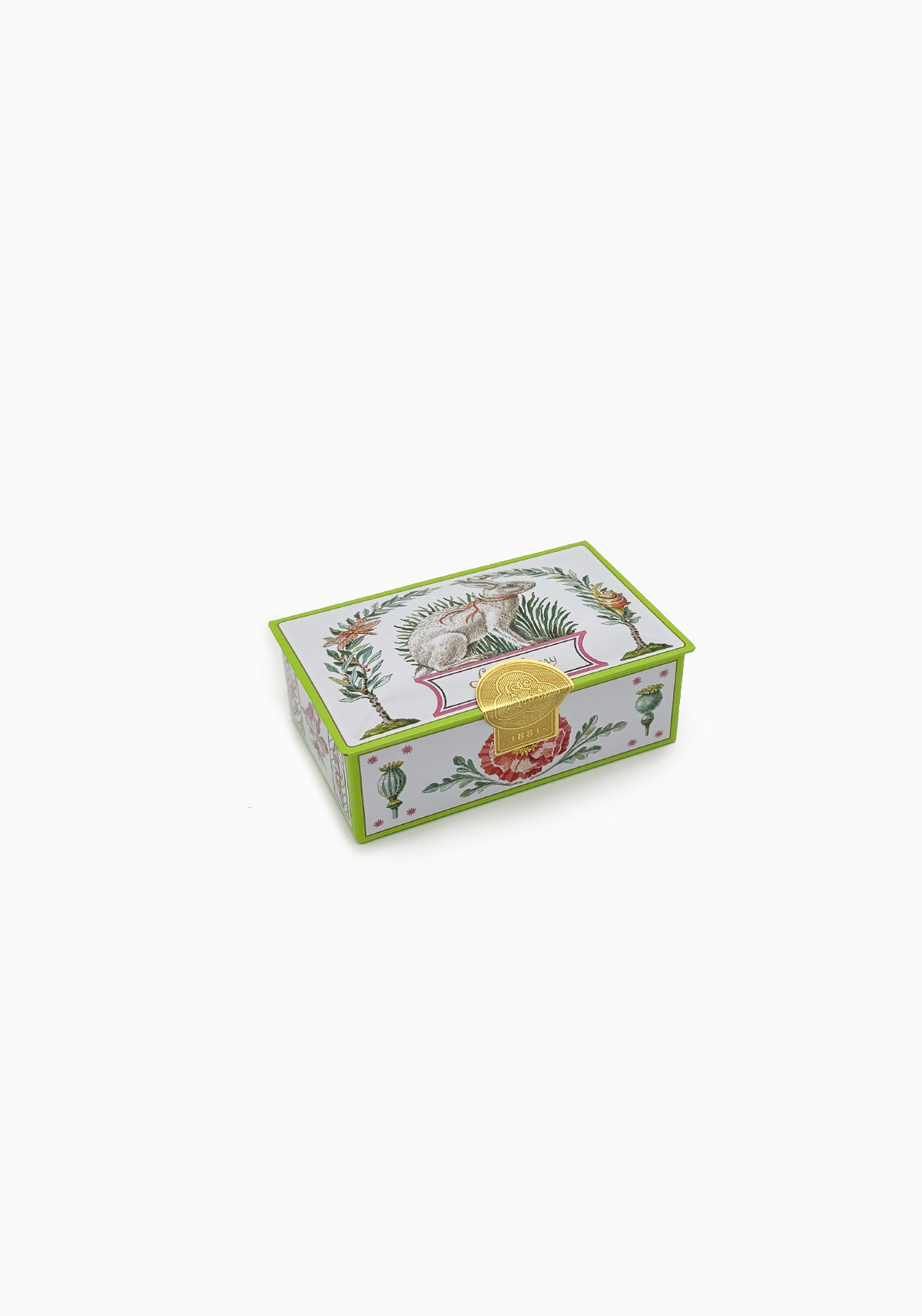 Louis Sherry Chocolates 2-Piece Tin | Howard Harrison Bunny Rabbit