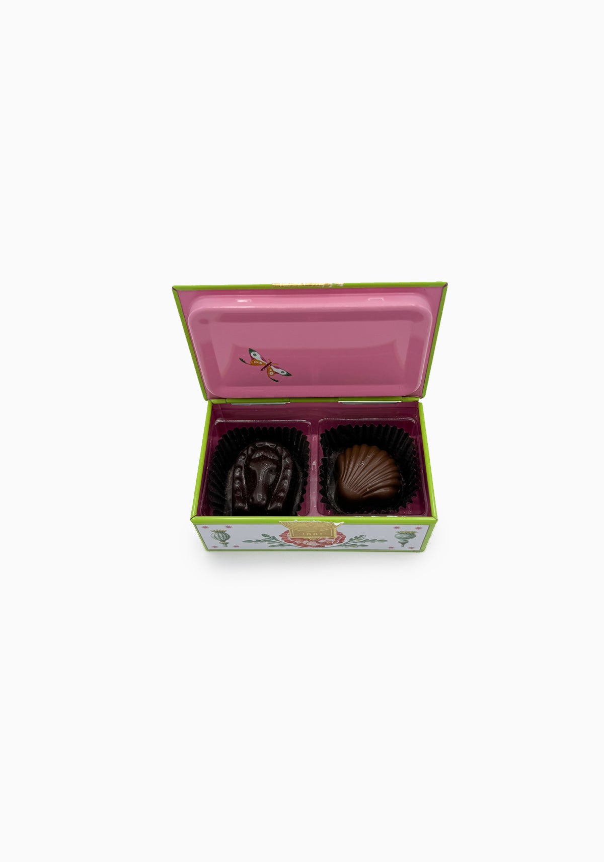 Louis Sherry Chocolates 2-Piece Tin | Howard Harrison Bunny Rabbit