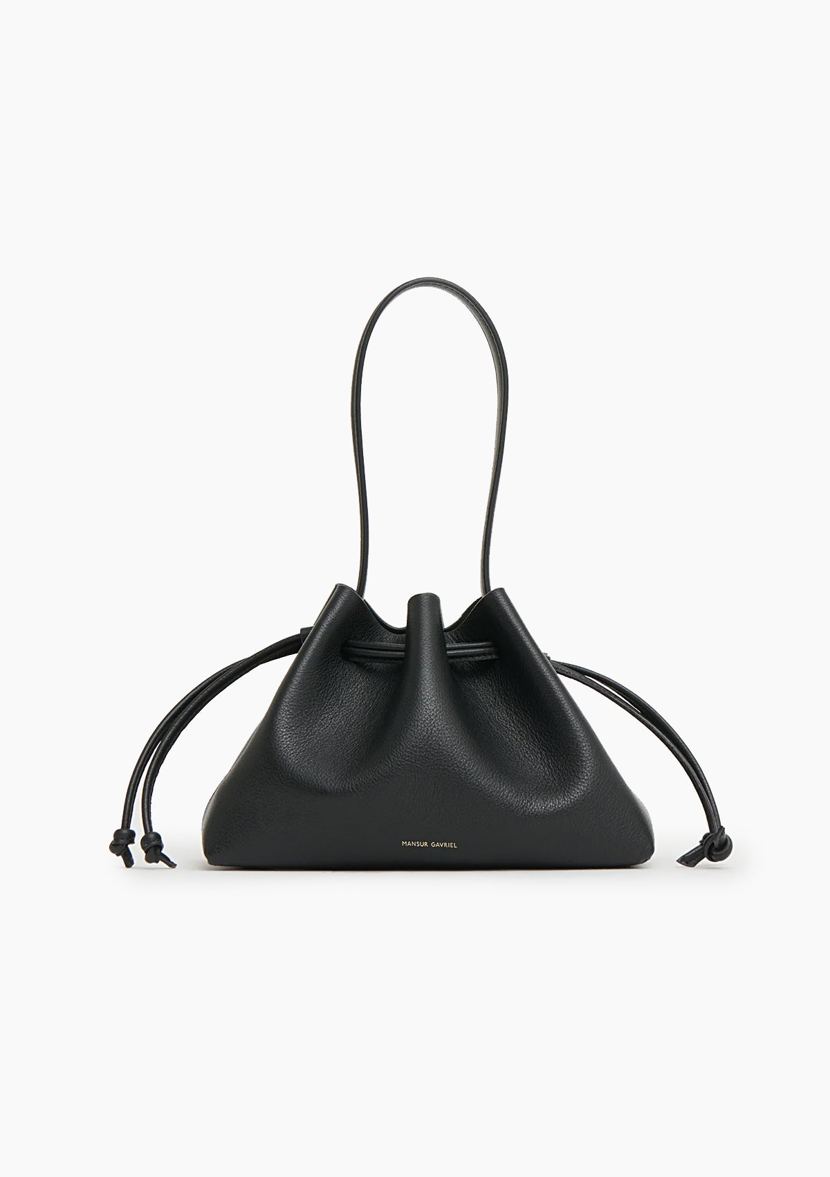 Drawstring Pouchette | Black