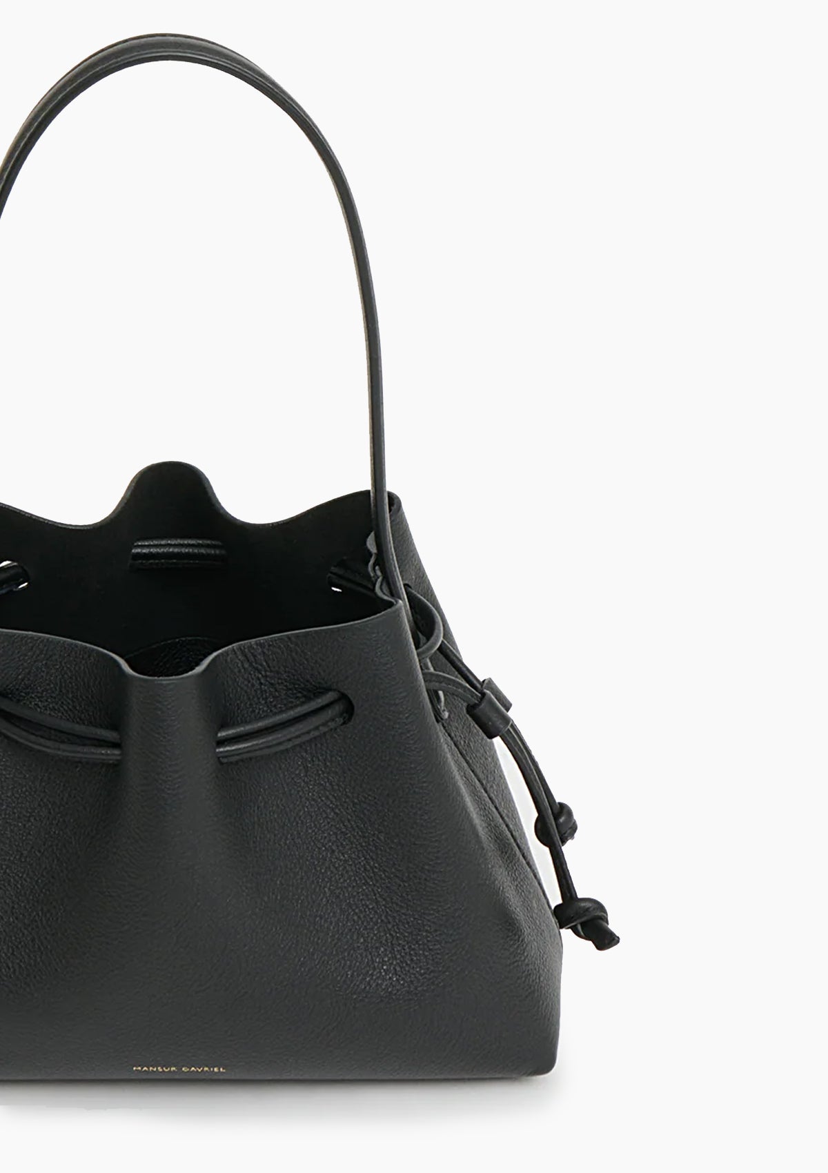 Drawstring Pouchette | Black