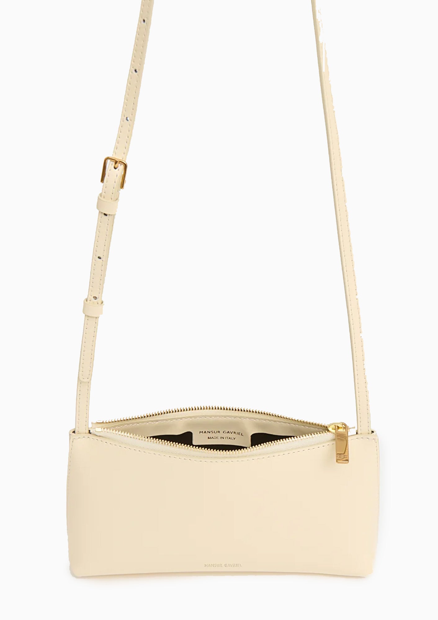 Mini Gaia Crossbody | Crema/Ebony