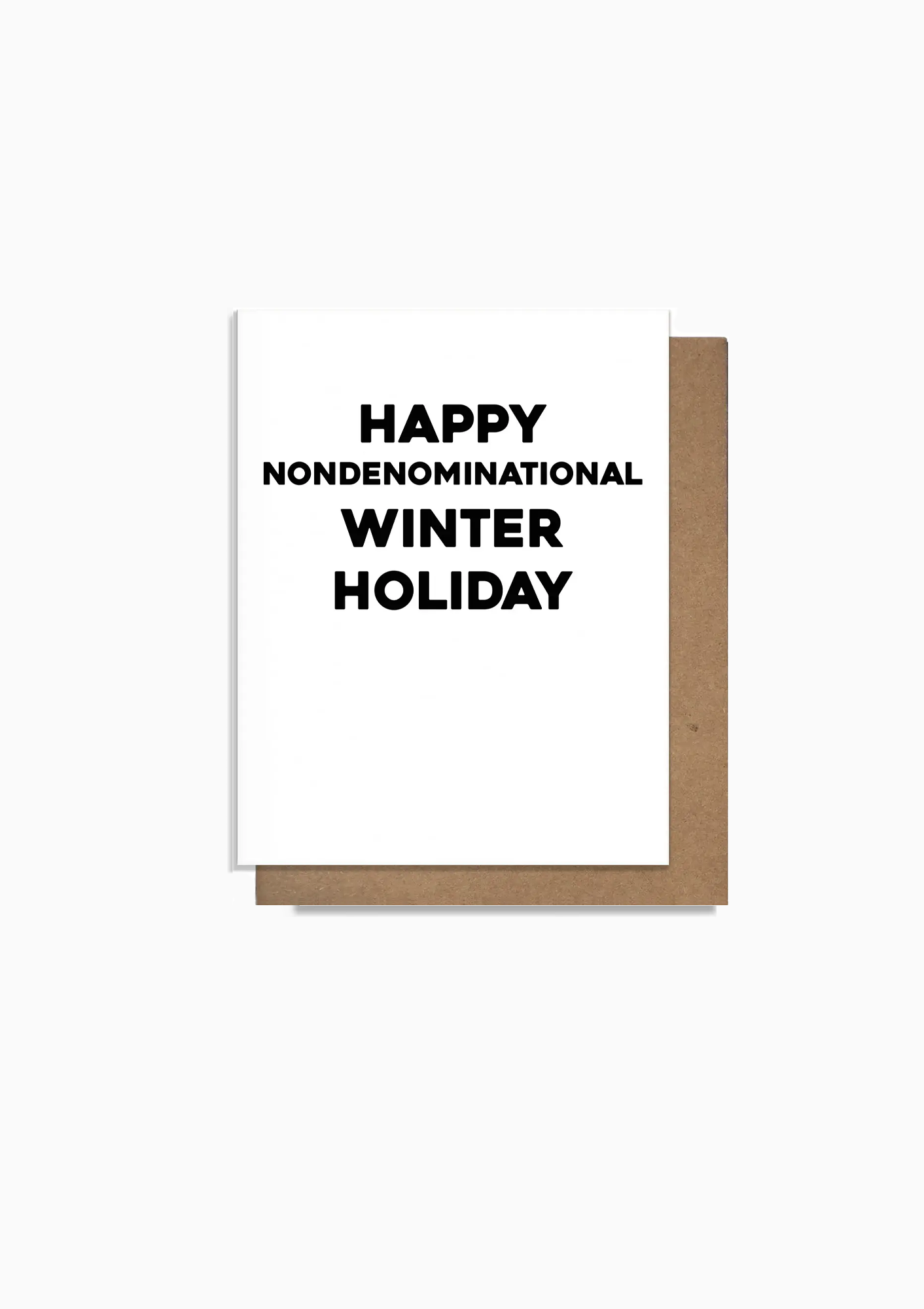 Nondenominational Winter Holiday Greeting Card