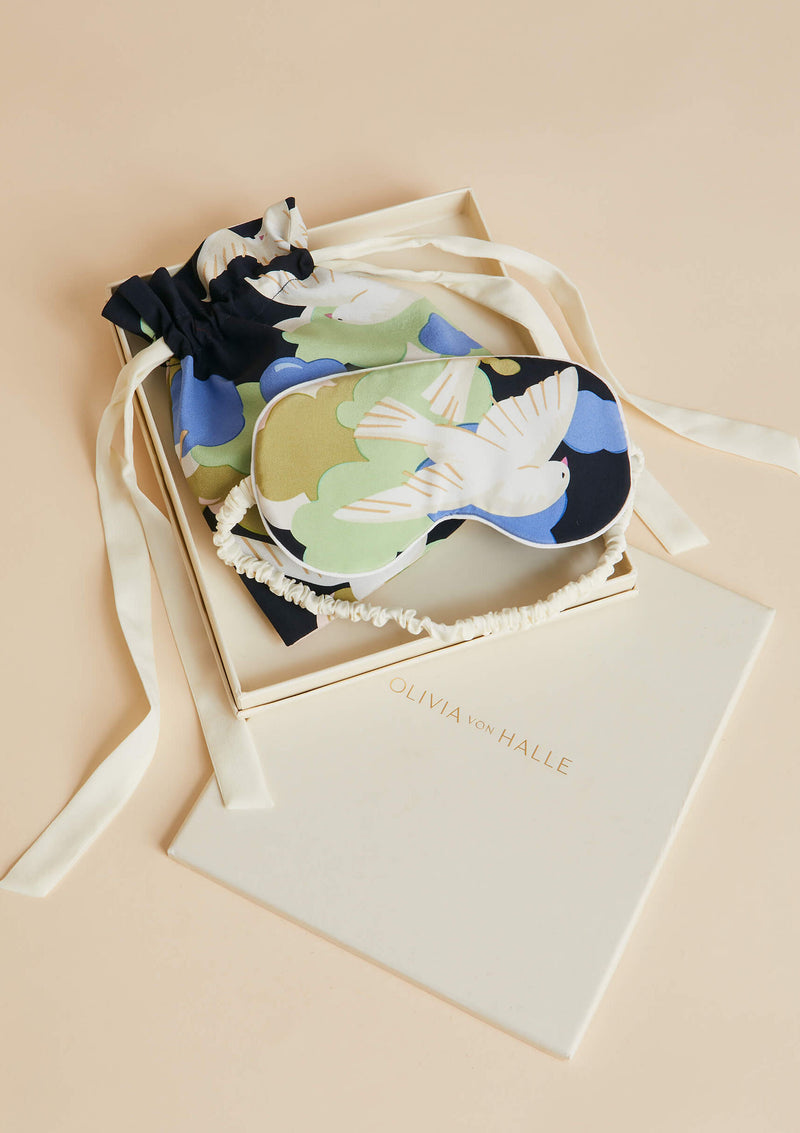 Silk Crepe De Chine Eye Mask | Jacques