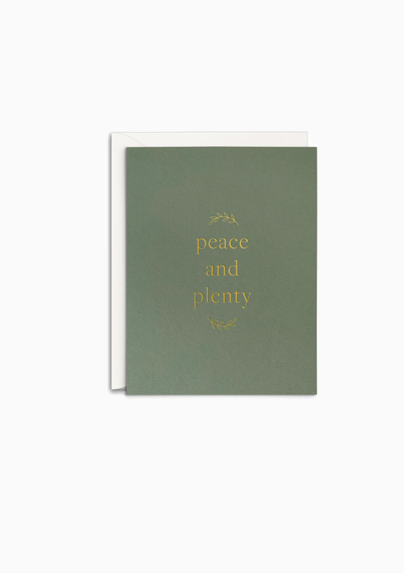 Peace & Plenty Holiday Greeting Card