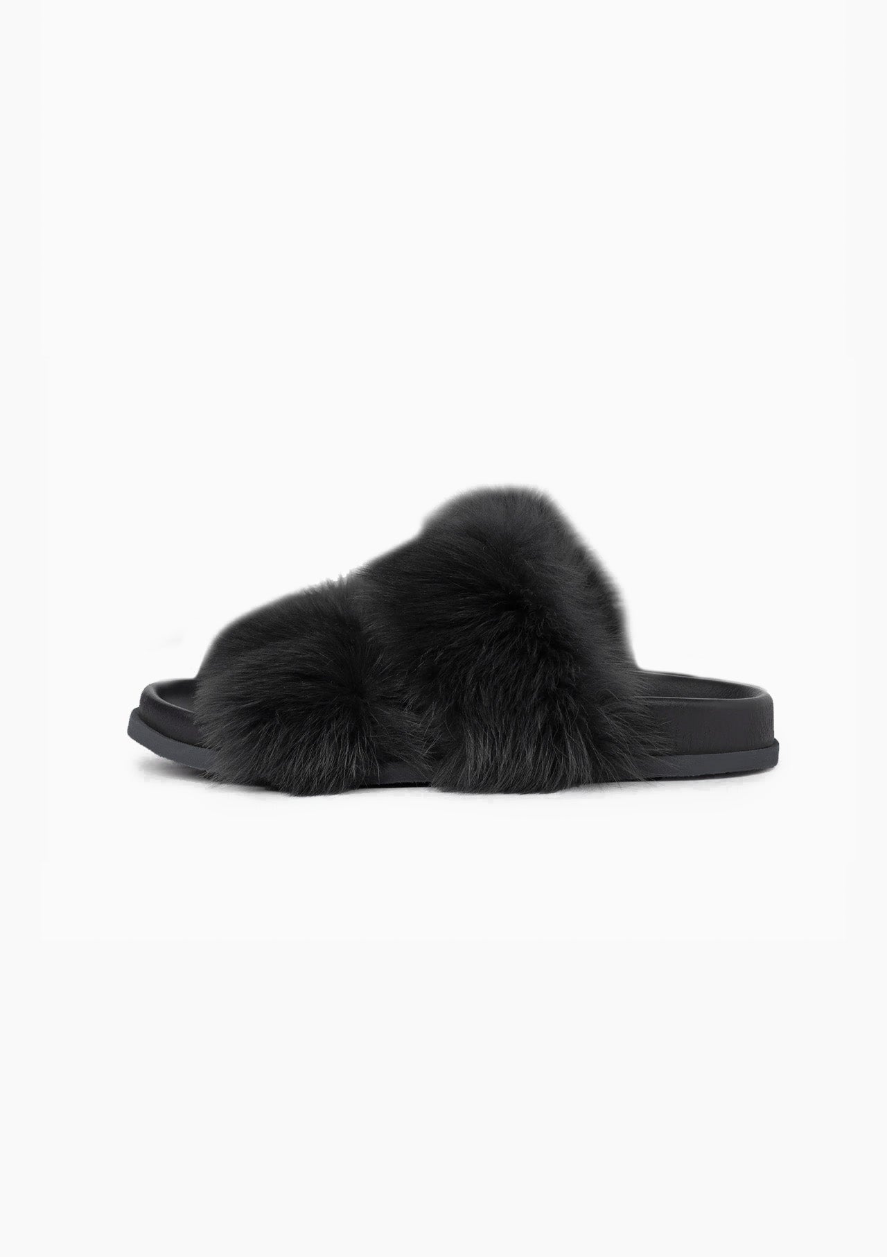 Duska Sandal | Black Suede Churra