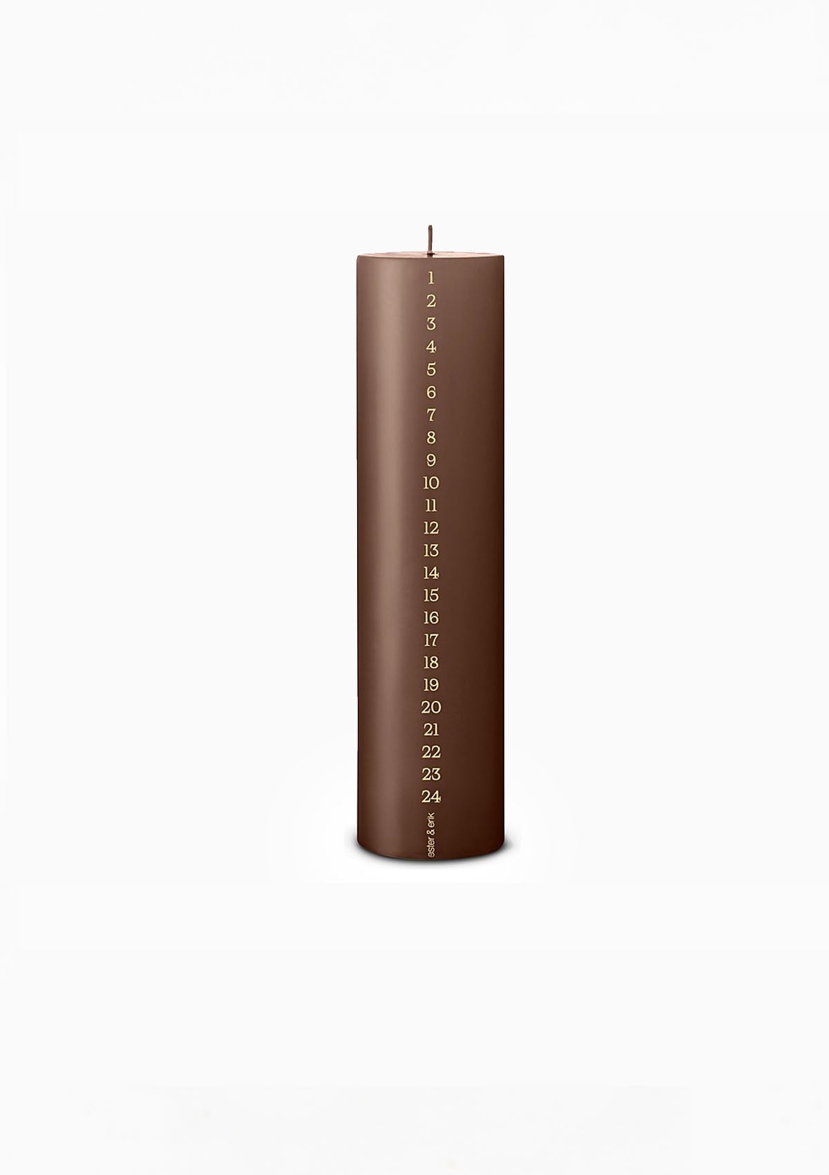 Pillar Calendar Candle | Hazelnut
