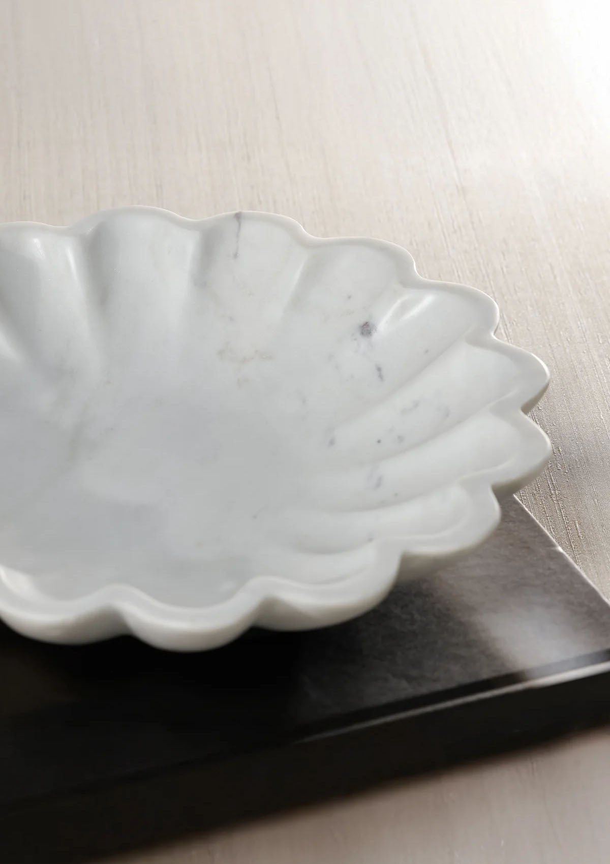 Scallop Flower Marble Bowl