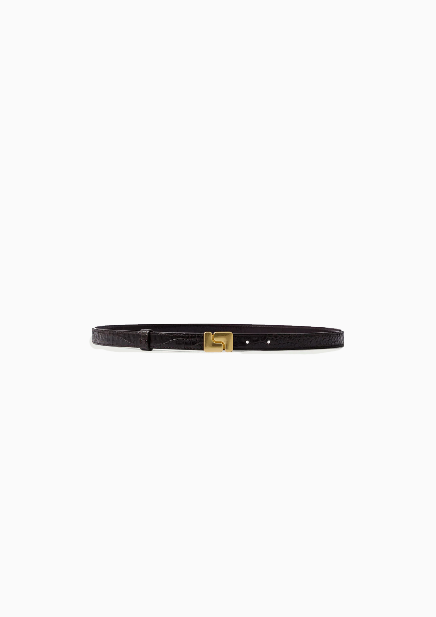 Ninon Mini Belt | Marron Fonce