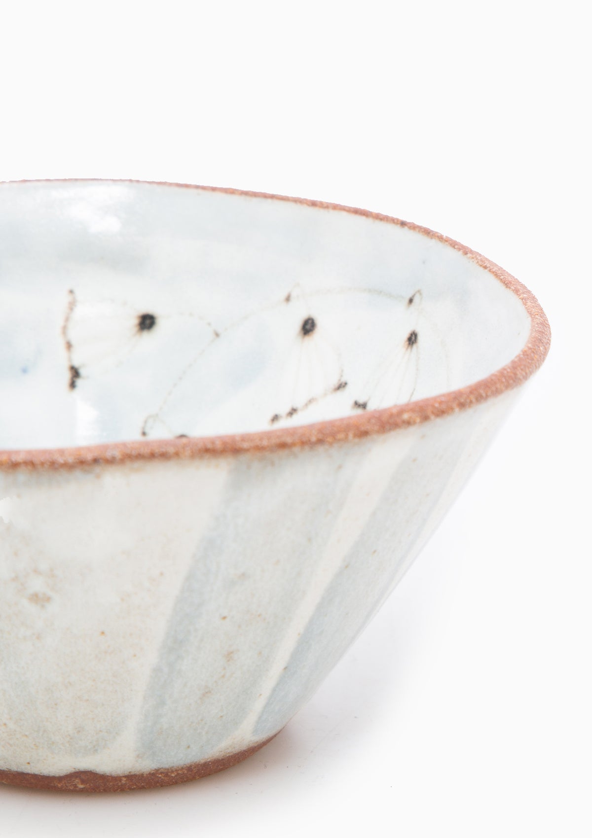Ice Cream Bowl Wildflower Grey 8