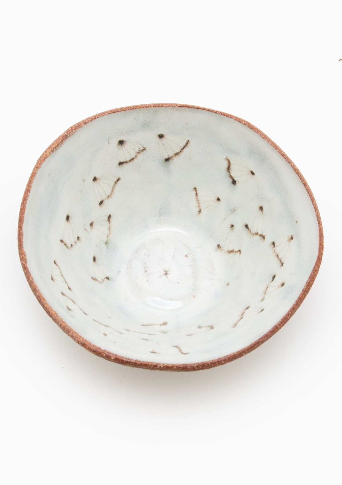 Ice Cream Bowl Wildflower Grey 6