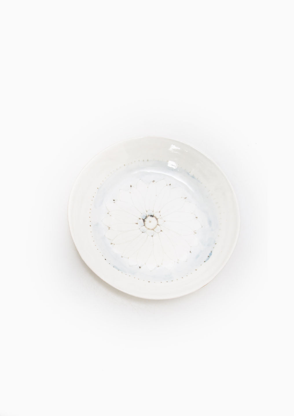 Salad Plate Wildflower Light Blue 4