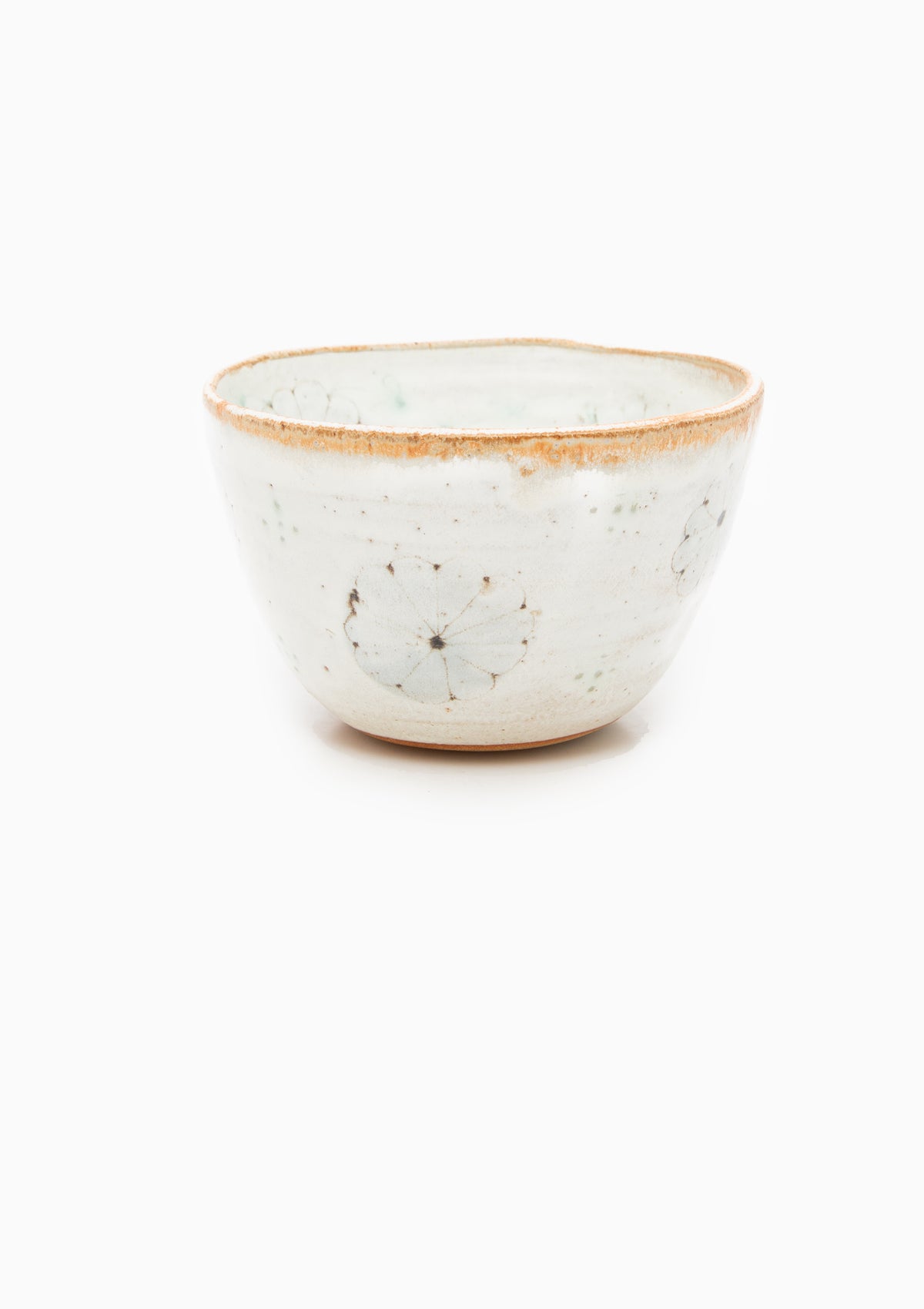 Tall Serving Bowl Wildflower Grey 6