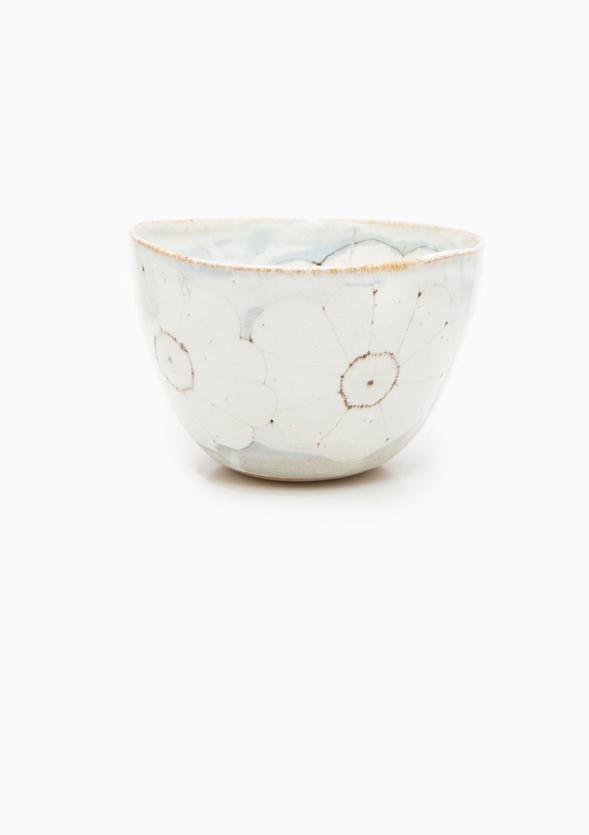 Tall Serving Bowl Wildflower Grey 5