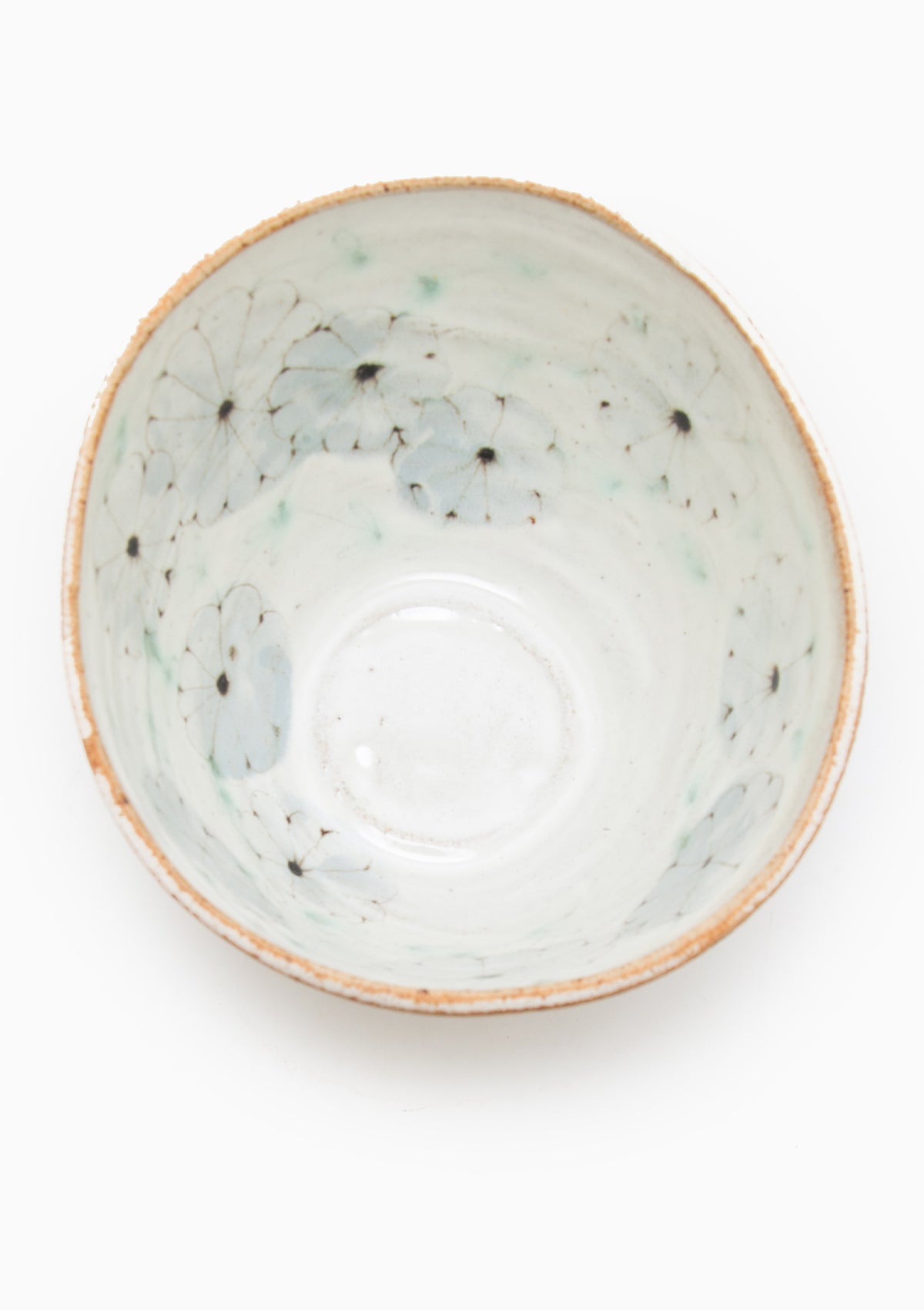 Tall Serving Bowl Wildflower Grey 6