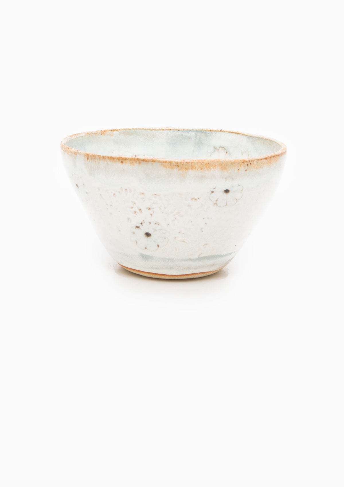Tall Serving Bowl Wildflower Grey 3