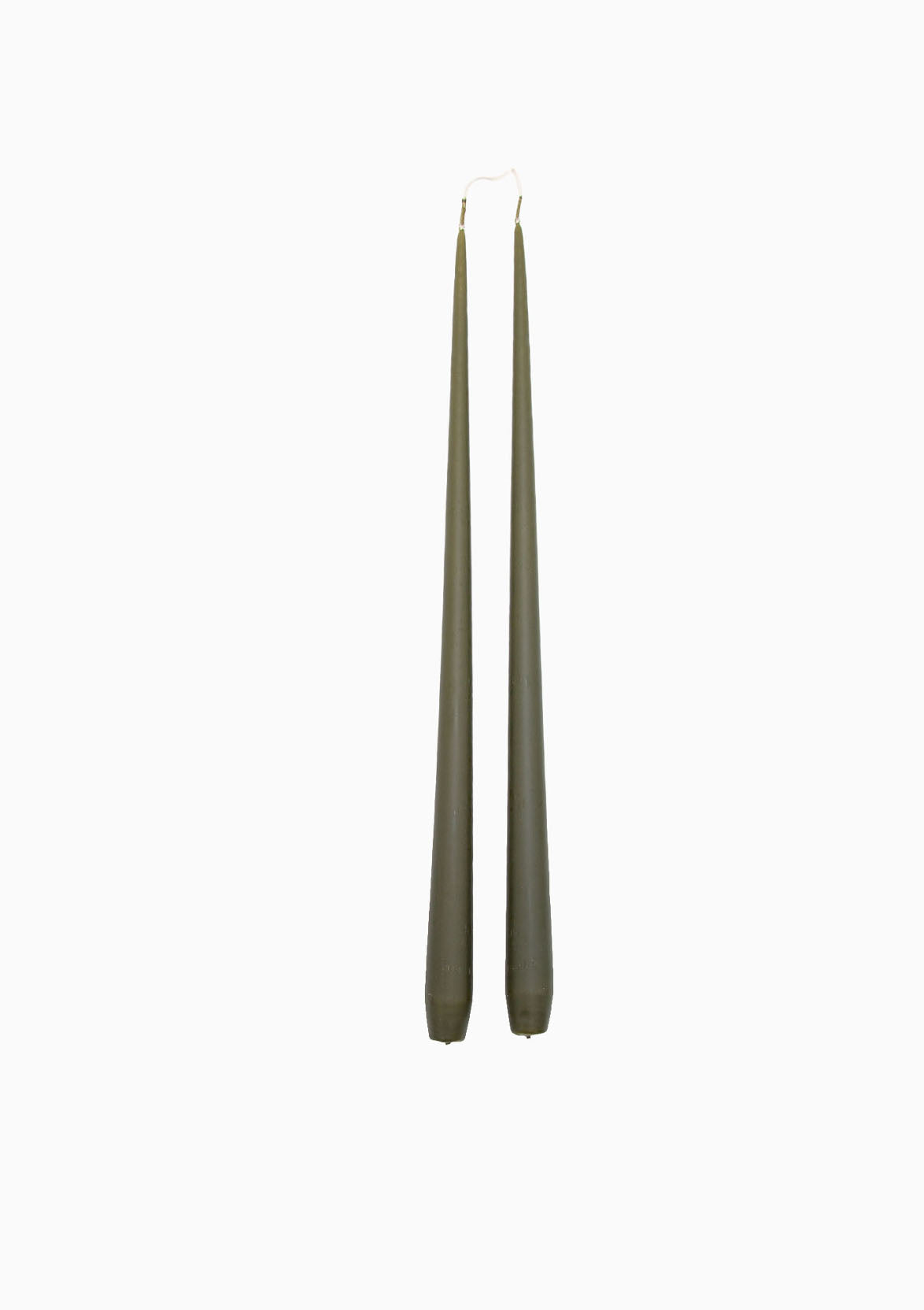 Tall Taper Candles Pair 12" | Deep Forest