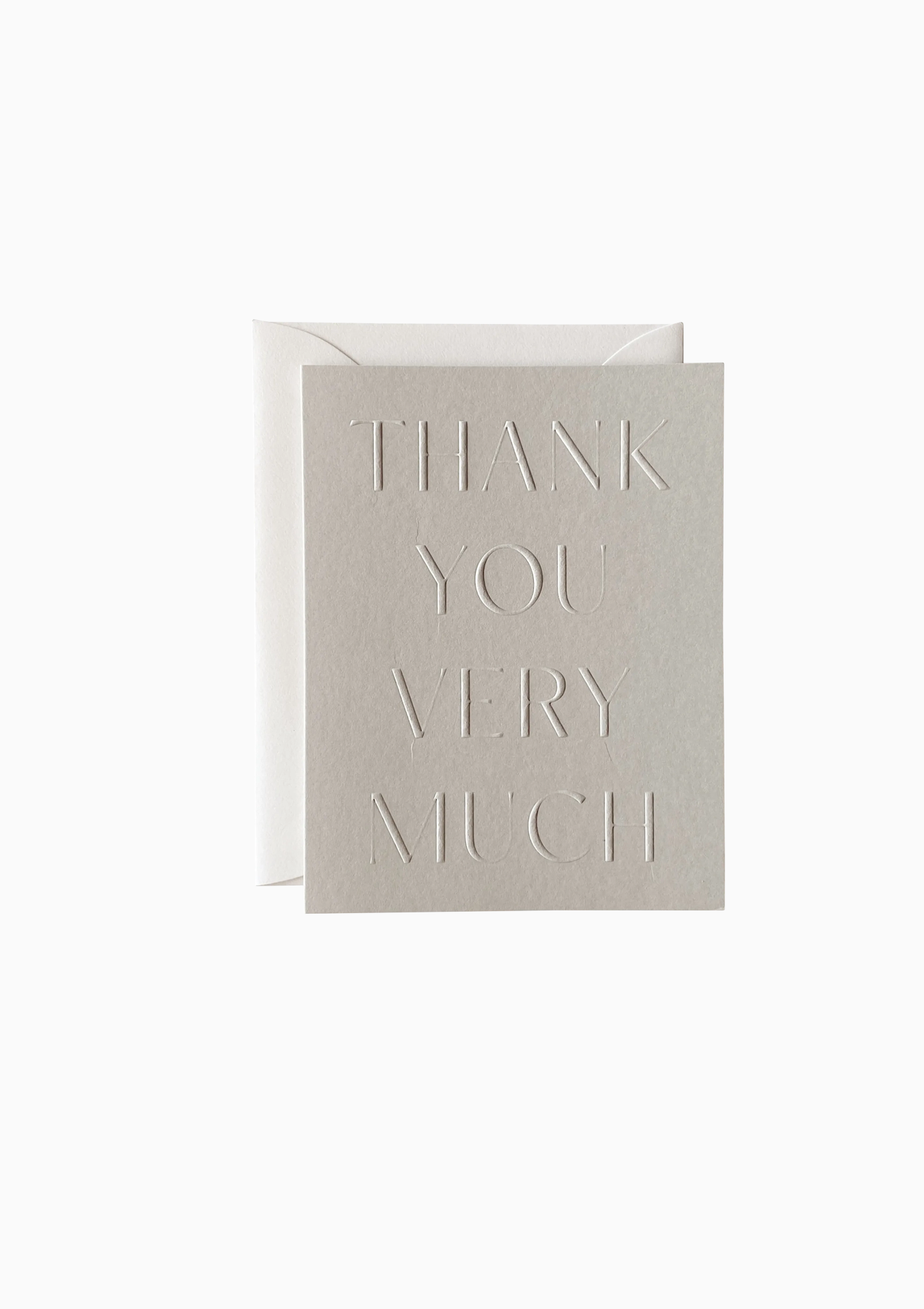 Thank You No. 10 Greeting Card | Fog