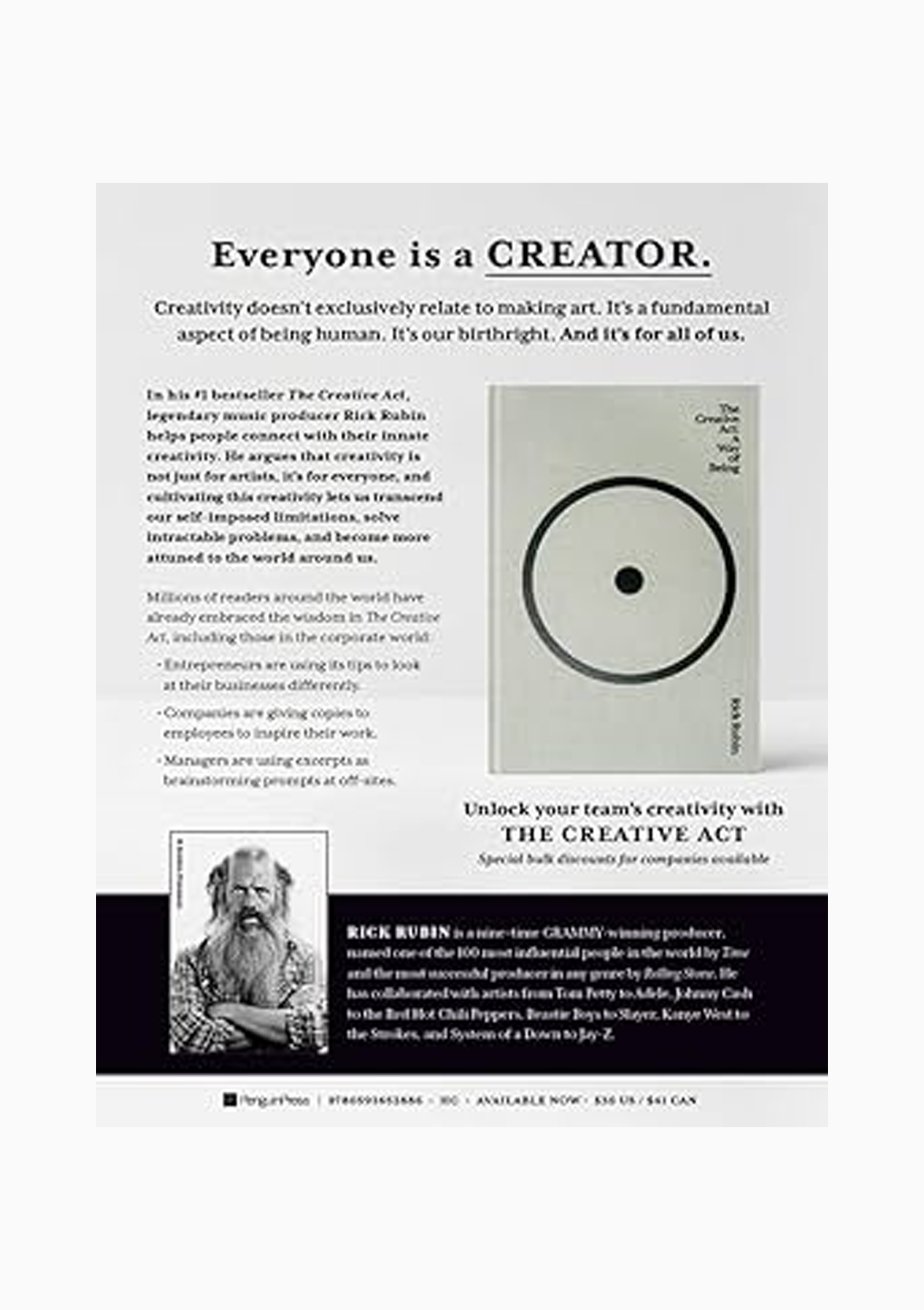 The Creative Act: A Way Of Being