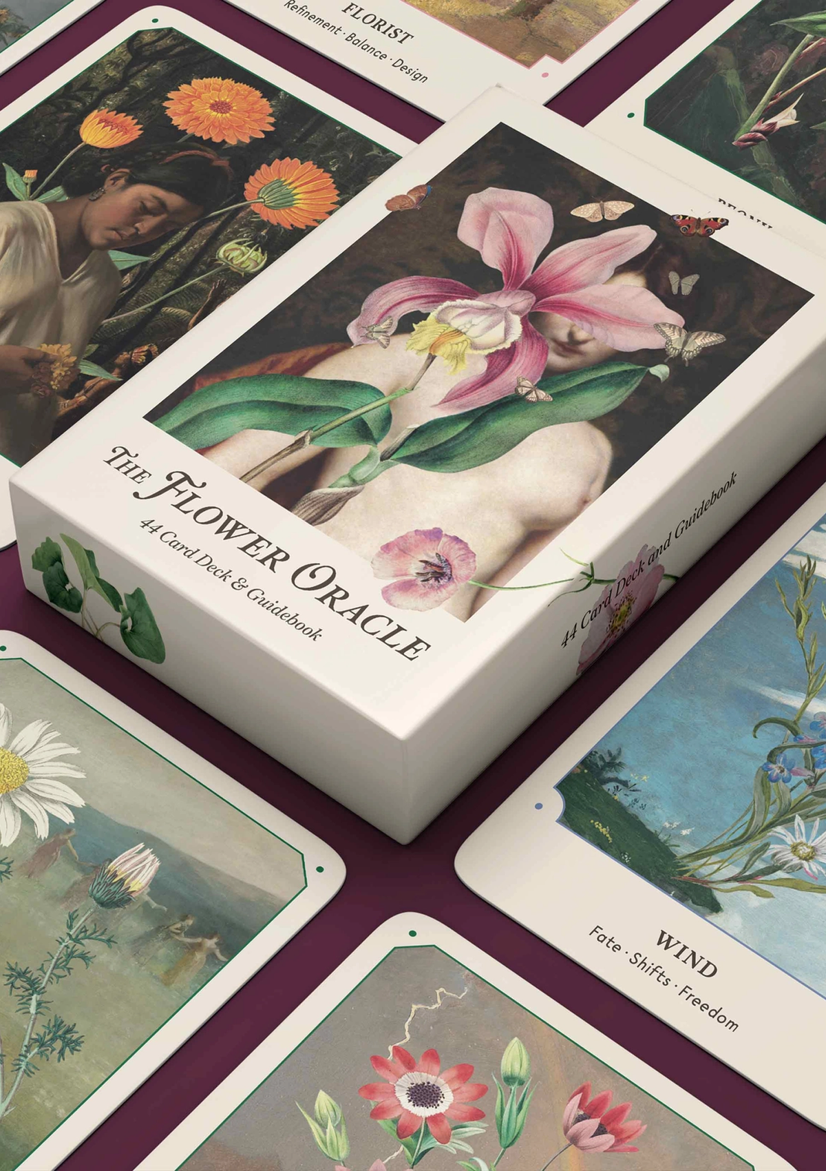 The Flower Oracle: 44 Card Deck And Guidebook