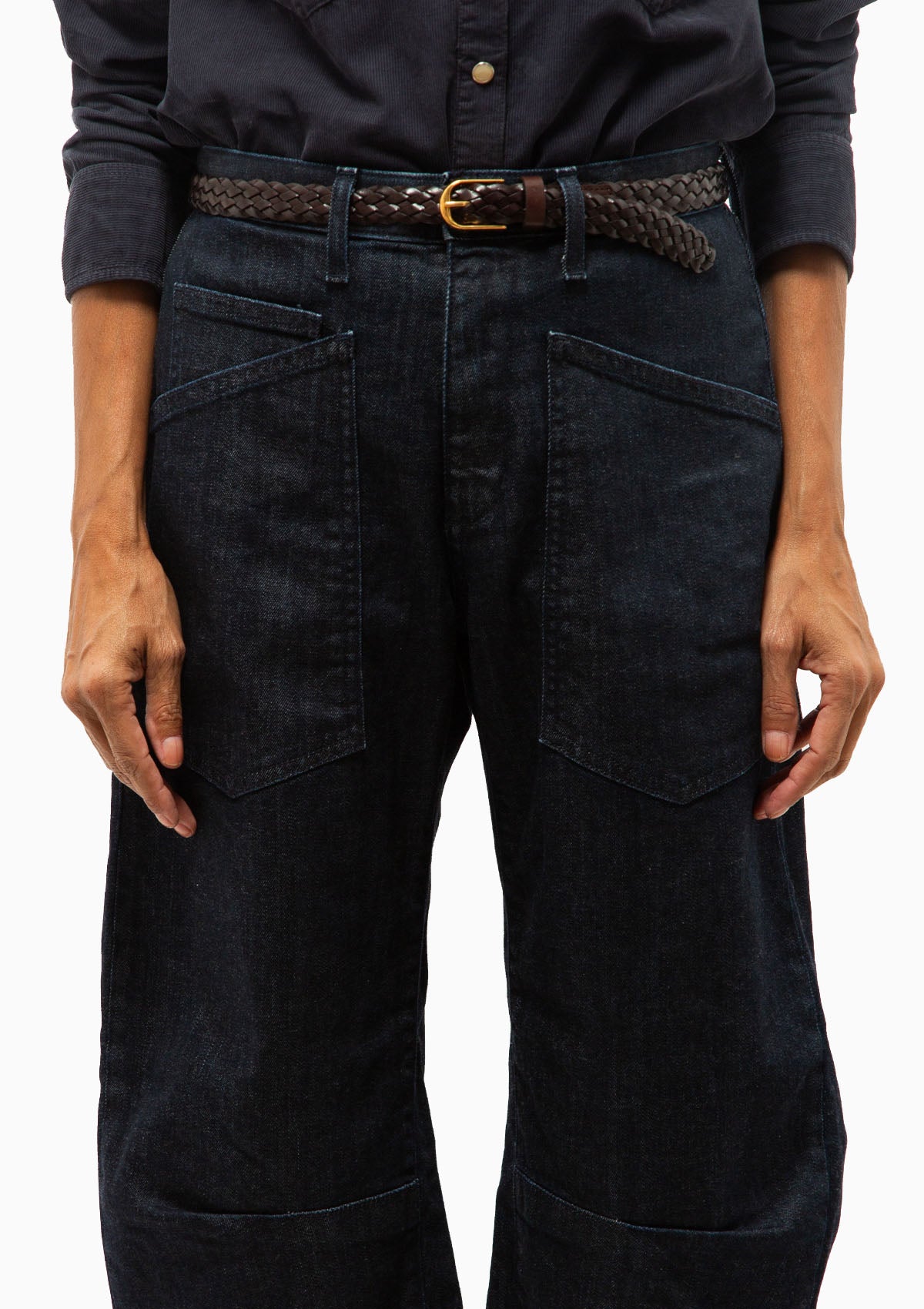 Braided Jane Belt | Espresso