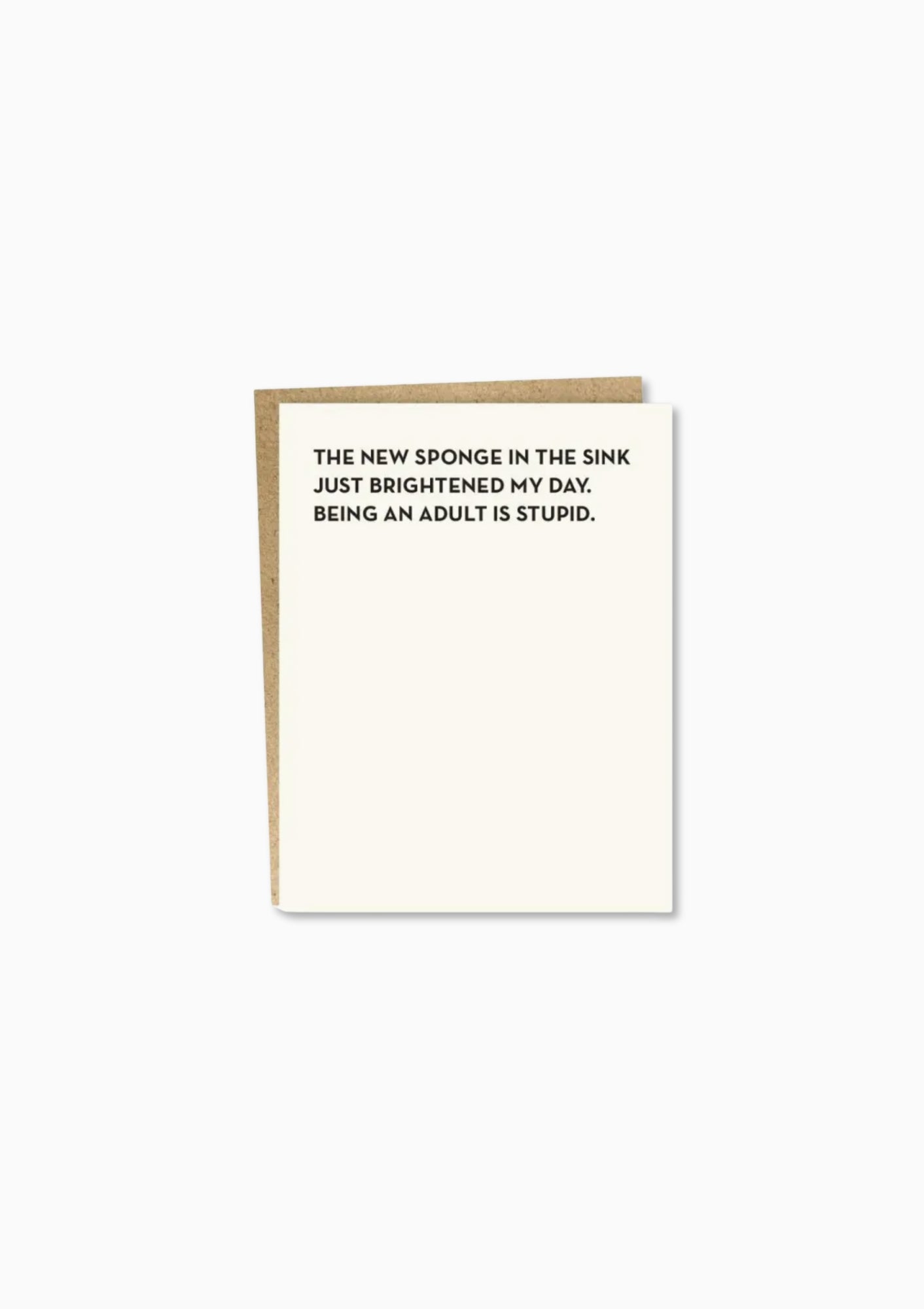 Sponge Greeting Card