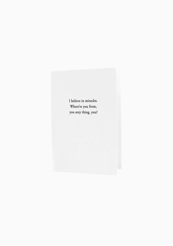Holiday Greeting Card | Believe in Miracles