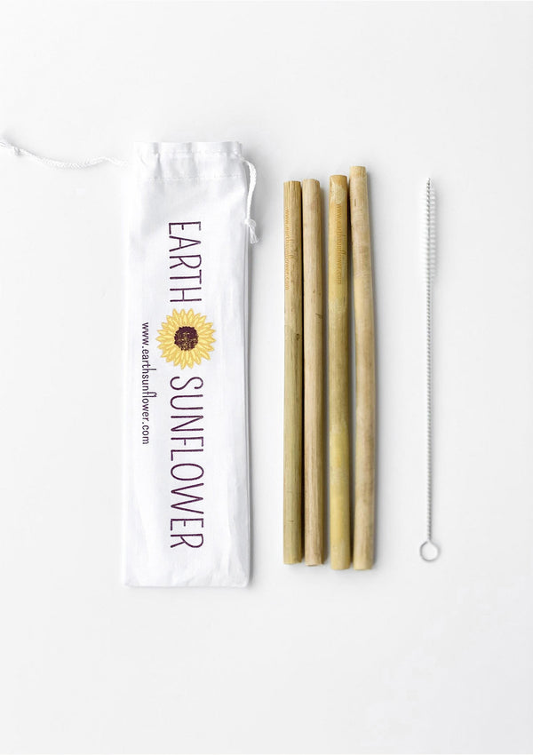 Organic Bamboo Straw Set