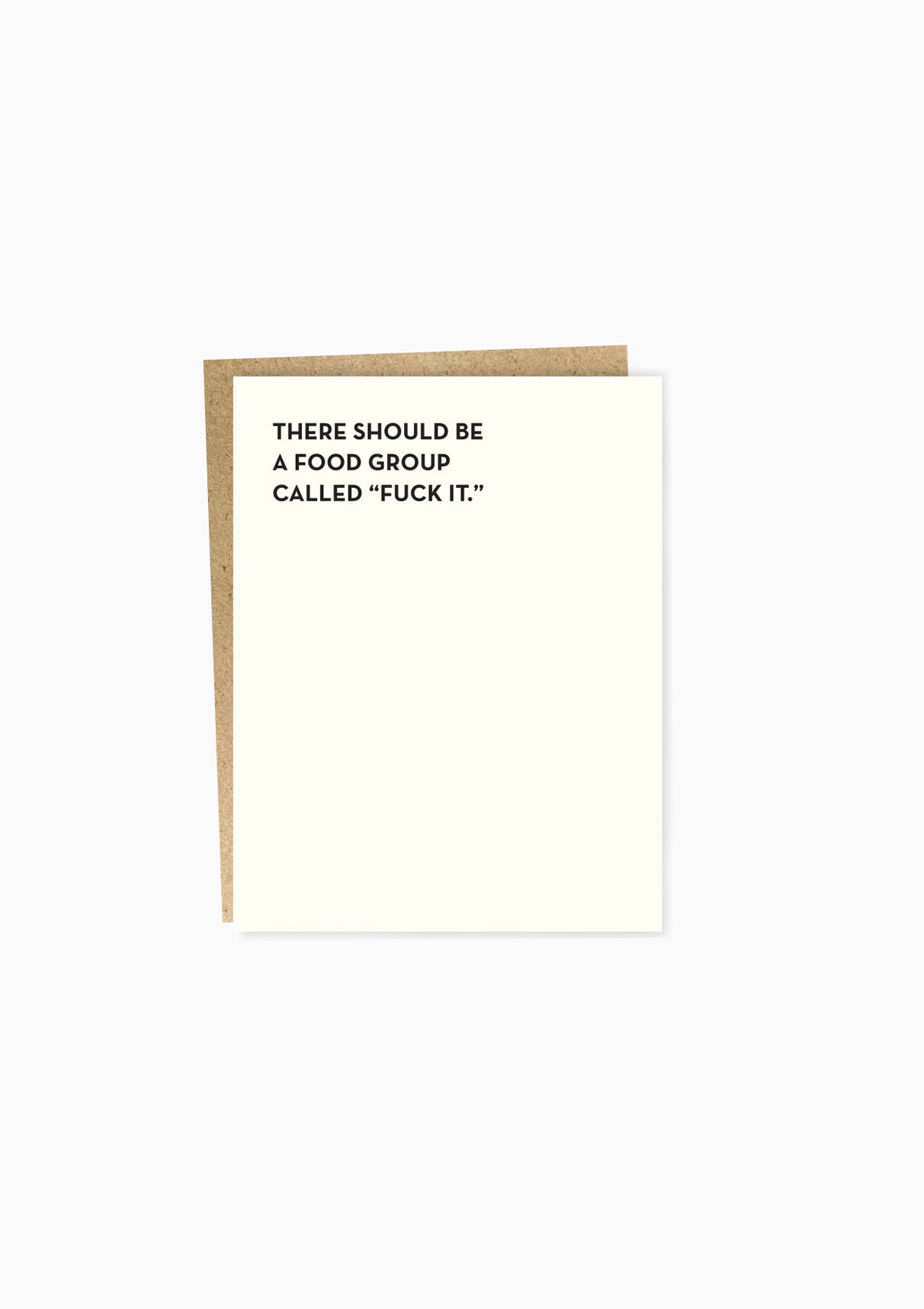 Moment Of Truth: Food Group Greeting Card