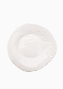 Lace Salad Plate | White