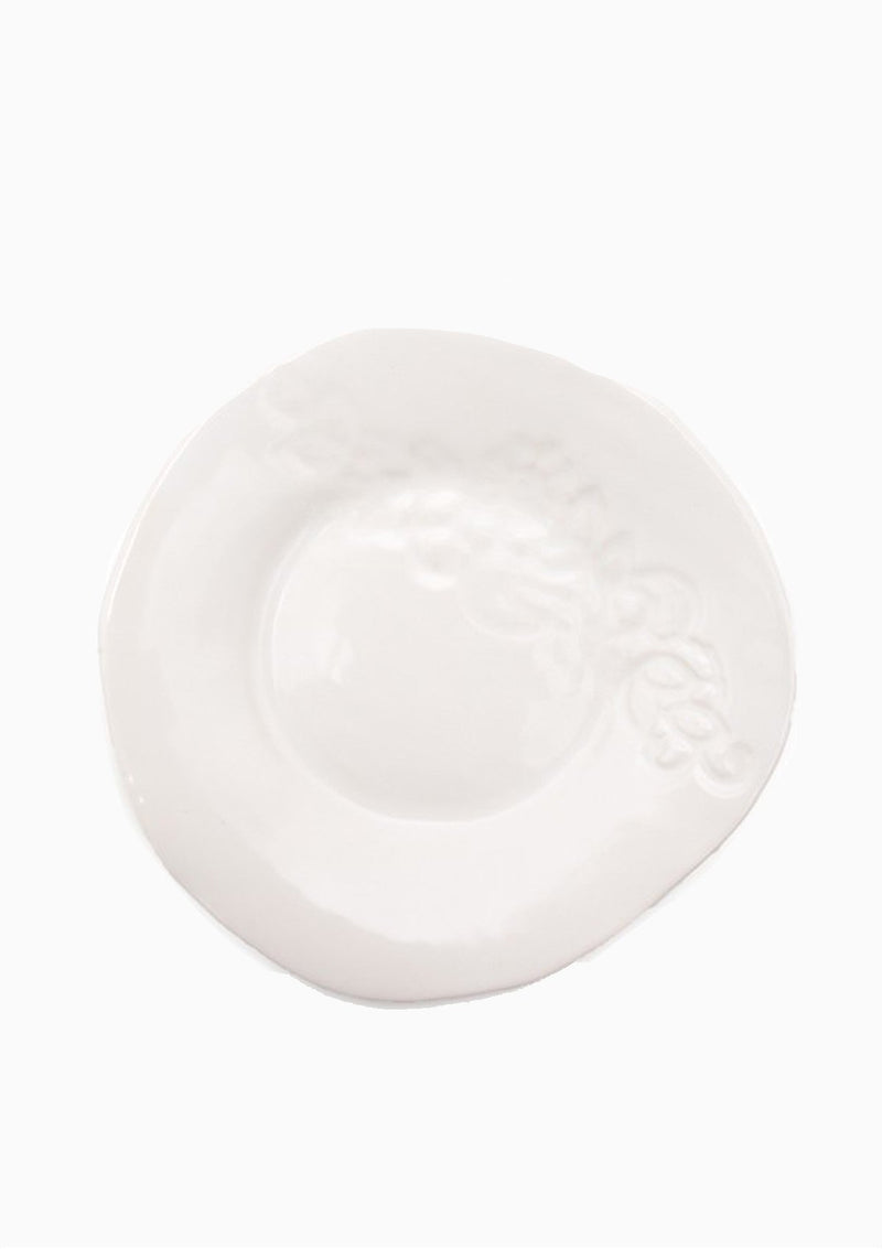 Lace Salad Plate | White